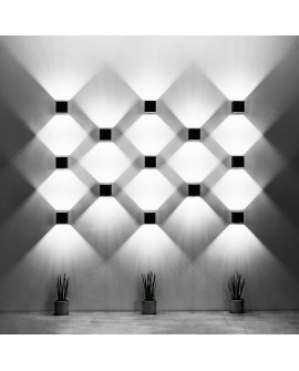 Kinkiet QUAD 1 czarny Sollux SL.0057