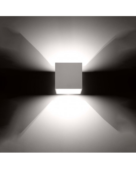 Kinkiet QUAD 1 biały Sollux SL.0059