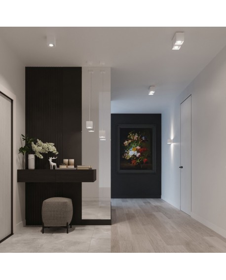 Kinkiet QUAD 1 biały Sollux SL.0059