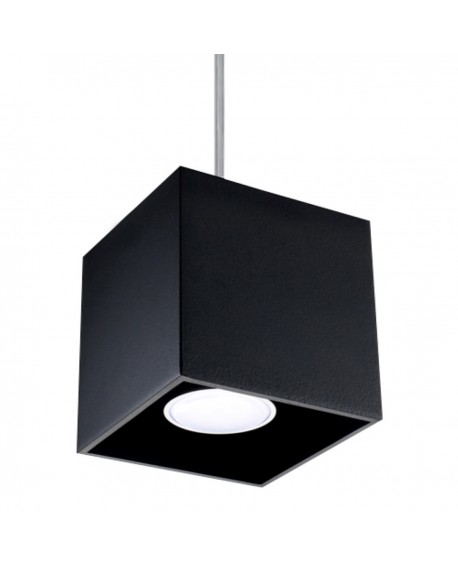 Lampa wisząca QUAD 1 czarny Sollux SL.0060