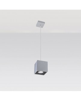 Lampa wisząca QUAD 1 szary Sollux SL.0061