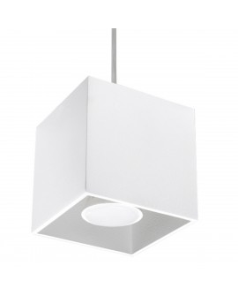 Lampa wisząca QUAD 1 biały Sollux SL.0062