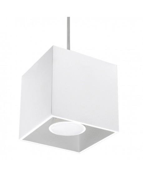 Lampa wisząca QUAD 1 biały Sollux SL.0062