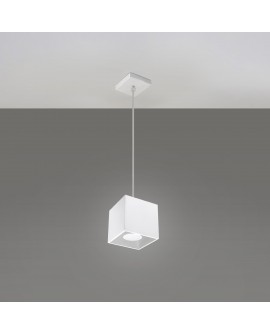 Lampa wisząca QUAD 1 biały Sollux SL.0062