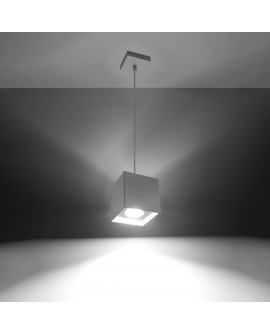 Lampa wisząca QUAD 1 biały Sollux SL.0062