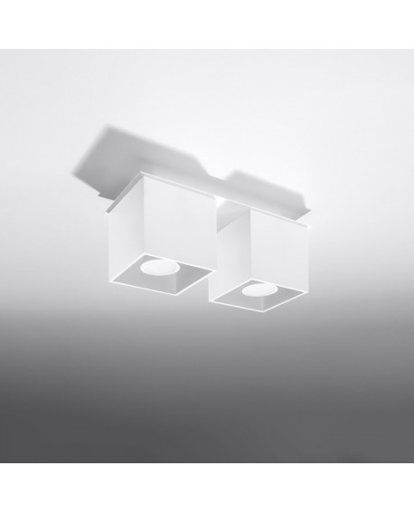 Plafon QUAD 2 biały Sollux SL.0065