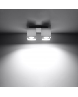 Plafon QUAD 2 biały Sollux SL.0065