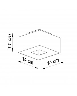 Plafon MONO 1 biały Sollux SL.0066