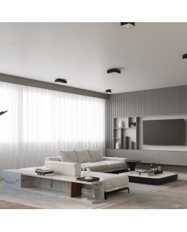 Plafon MONO 1 czarny Sollux SL.0070