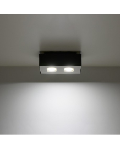 Plafon MONO 2 czarny Sollux SL.0071