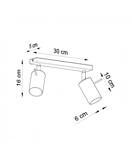 Plafon RING 2 biały Sollux SL.0088