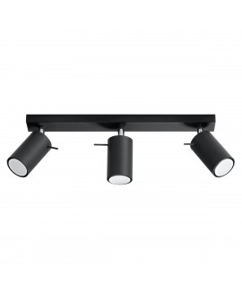 Plafon RING 3L czarny Sollux SL.0093