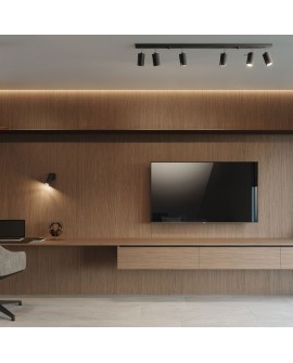 Plafon RING 3L czarny Sollux SL.0093