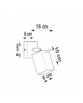 Kinkiet MERIDA biały Sollux SL.0095