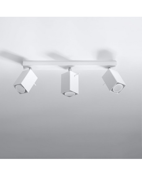 Plafon MERIDA 3 biały Sollux SL.0097