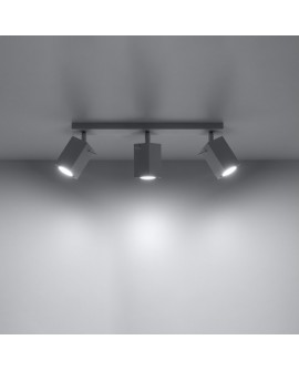 Plafon MERIDA 3 biały Sollux SL.0097
