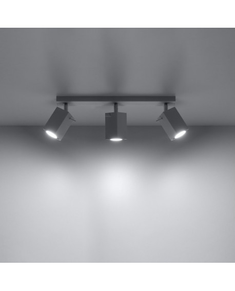 Plafon MERIDA 3 biały Sollux SL.0097