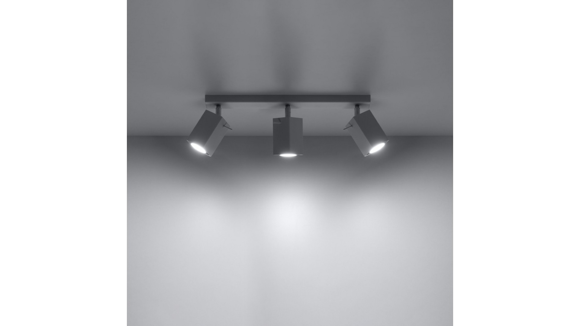 Plafon MERIDA 3 biały Sollux SL.0097