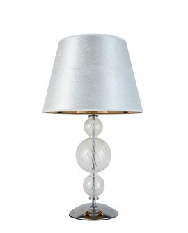 LAMPA NOCNA SREBRNA MURANEO LUMINA DECO