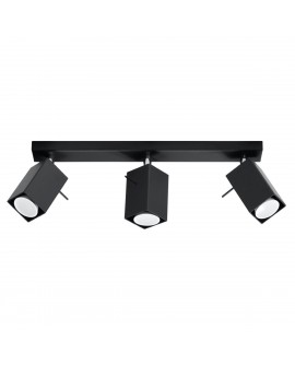 Plafon MERIDA 3 czarny Sollux SL.0101