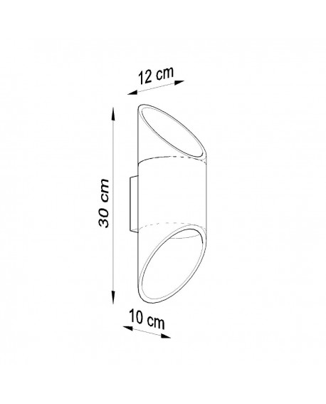 Kinkiet PENNE 30 biały Sollux SL.0108