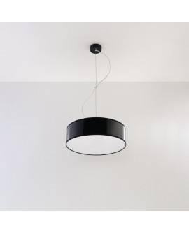 Lampa wisząca ARENA 35 czarna Sollux SL.0115