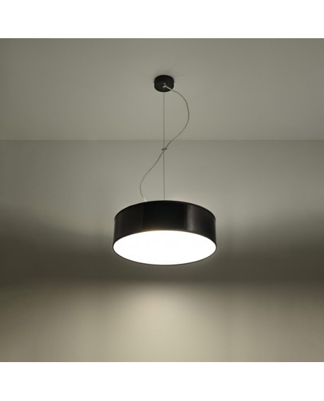 Lampa wisząca ARENA 35 czarna Sollux SL.0115