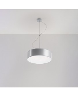 Lampa wisząca ARENA 35 szara Sollux SL.0116