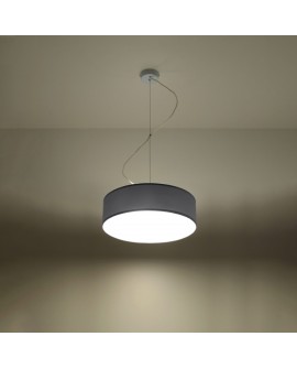 Lampa wisząca ARENA 35 szara Sollux SL.0116