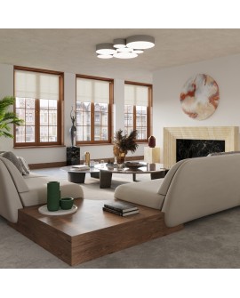 Lampa wisząca ARENA 35 szara Sollux SL.0116