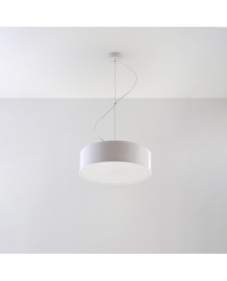 Lampa wisząca ARENA 35 biała Sollux SL.0117