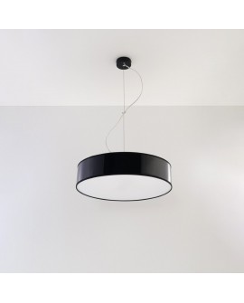 Lampa wisząca ARENA 45 czarna Sollux SL.0118
