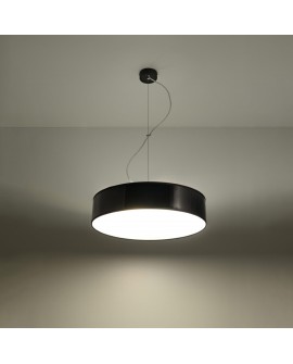 Lampa wisząca ARENA 45 czarna Sollux SL.0118