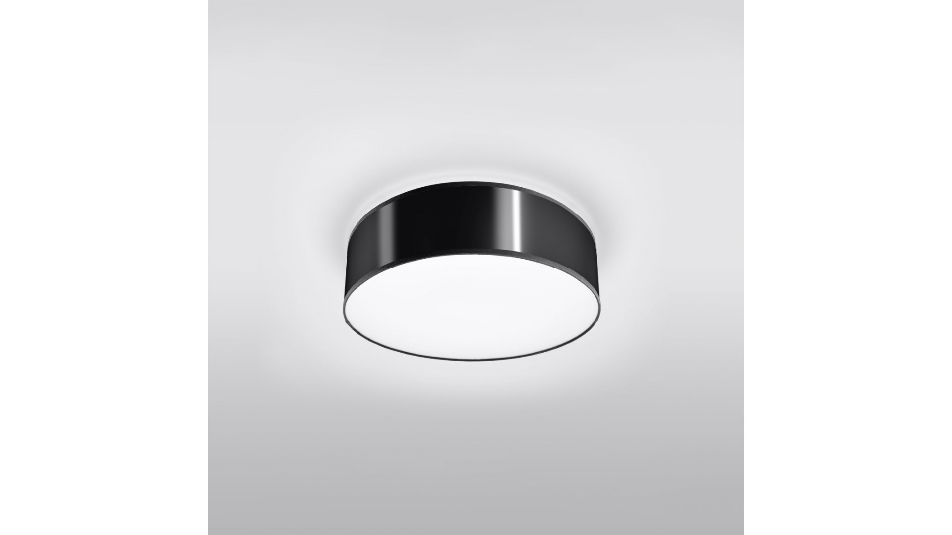Plafon ARENA 35 czarna Sollux SL.0121