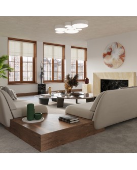 Plafon ARENA 45 biała Sollux SL.0126