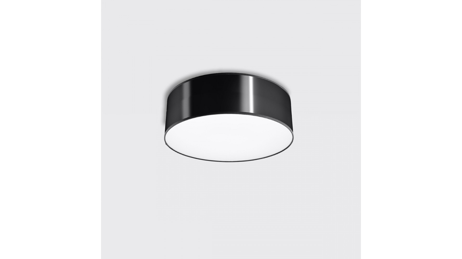 Plafon ARENA 25 czarny Sollux SL.0127