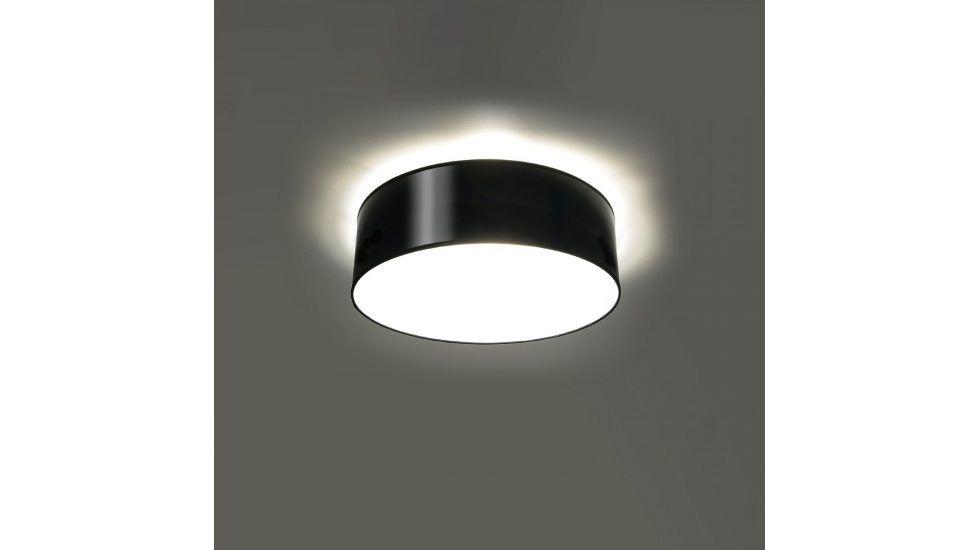 Plafon ARENA 25 czarny Sollux SL.0127