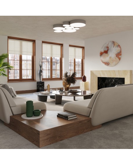 Plafon ARENA 25 szary Sollux SL.0128