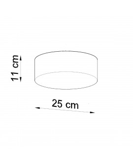 Plafon ARENA 25 biały Sollux SL.0129