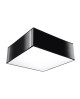 Plafon HORUS 25 czarny Sollux SL.0142