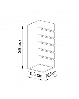 Kinkiet ceramiczny SAMIR Sollux SL.0161
