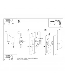 Kinkiet FABIANO Sollux SL.0197