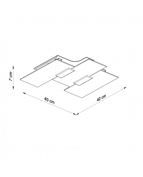 Plafon FABIANO Sollux SL.0198