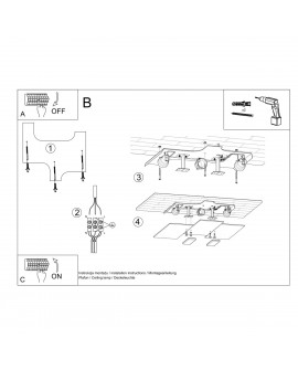 Plafon FABIANO Sollux SL.0198