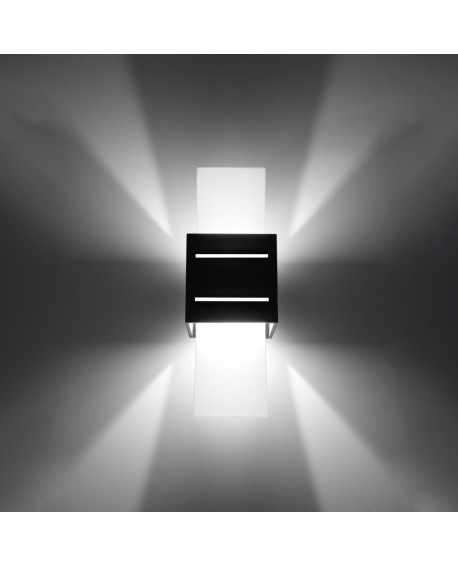 Kinkiet LORETO czarny Sollux SL.0201