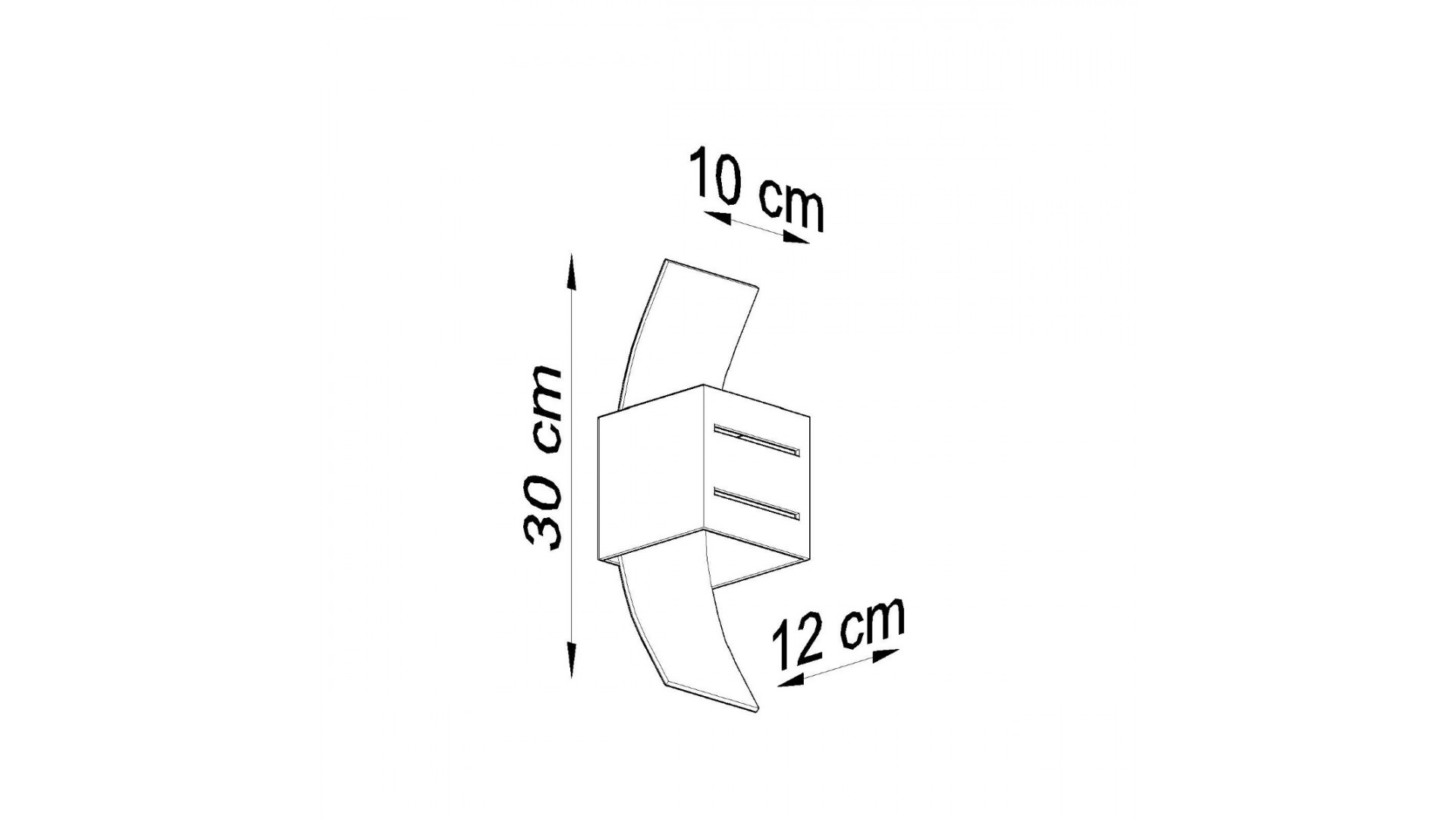 Kinkiet LORETO szary Sollux SL.0202