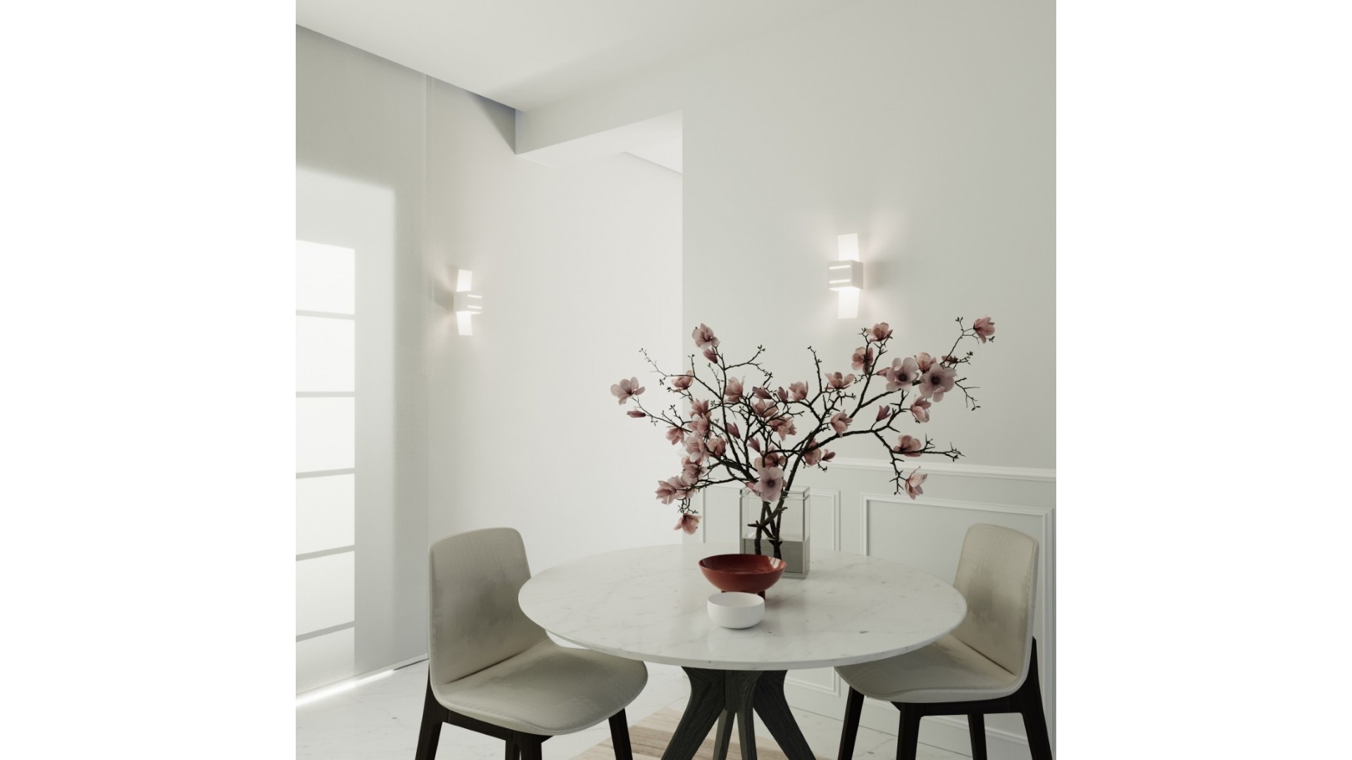 Kinkiet LORETO biały Sollux SL.0203