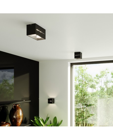 Kinkiet LOBO czarny Sollux SL.0204