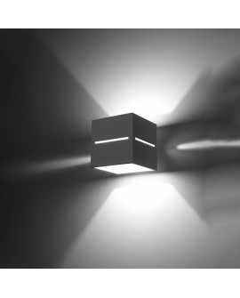 Kinkiet LOBO szary Sollux SL.0205