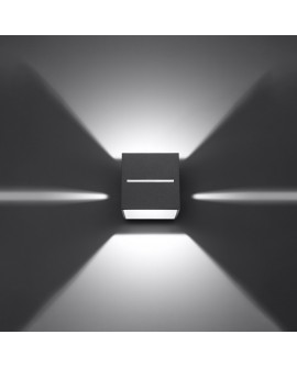 Kinkiet LOBO szary Sollux SL.0205